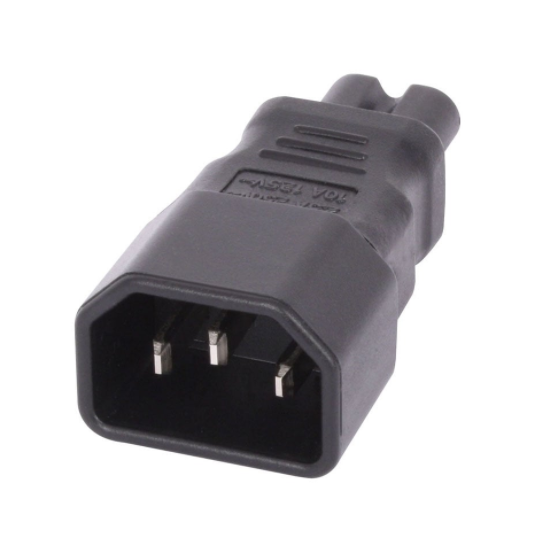 IEC C14 3 Pin Socket>IEC C7 Figure 8 Plug Adapter LINDY  (30452)