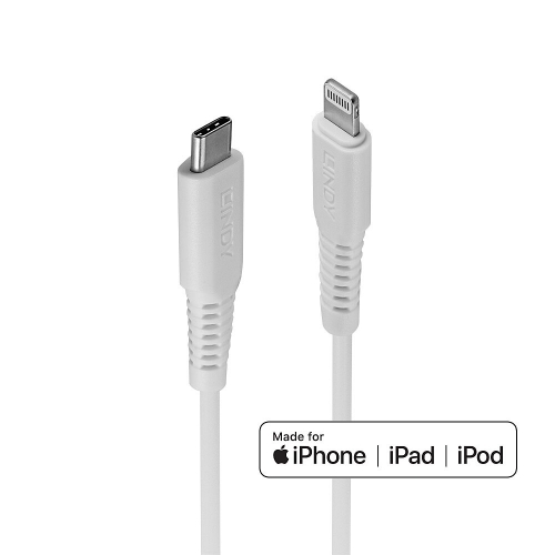 Cabo USB-C > iPhone/Lightning 1.0m LINDY (31316)