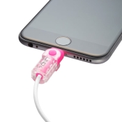 Lightning Cable Connector Protector Kit, Pink LINDY (31387)