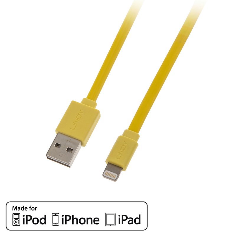 Cabo USB > Lightning/Apple/iPhone 1.0m REVERSIBLE LINDY (31393)