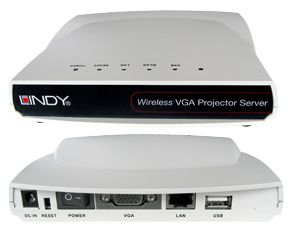 Wireless VGA Projector Server 801.11g 54 Mbps LINDY (32500)