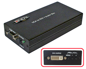 Scaler / Conversor VGA para DVI-D LINDY (32563)