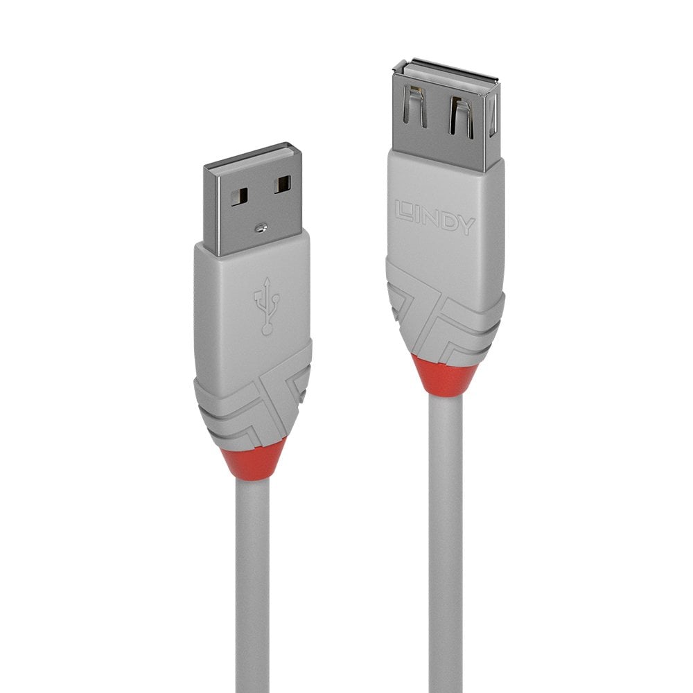 Cabo USB 2.0 Extensão M/F 00.20m ANTHRA LINE LINDY (36710)