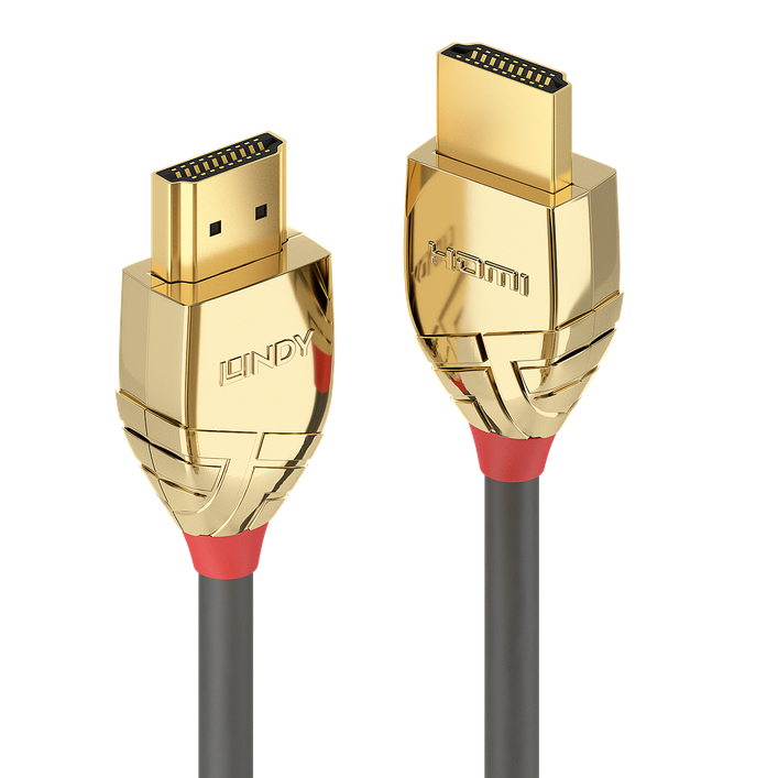 Cabo 00.5m HDMI - GOLD LINE LINDY (37860)