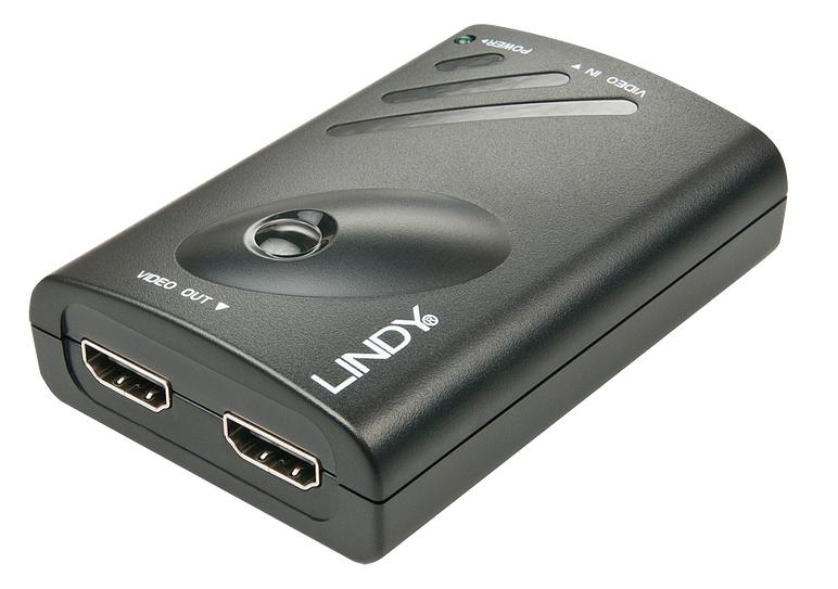 Conversor DisplayPort 1.2 > HDMI 2x Expander LINDY (38409)