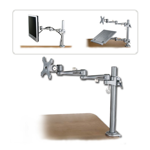 Silver Series Adjustable LCD Arm LINDY (40696)