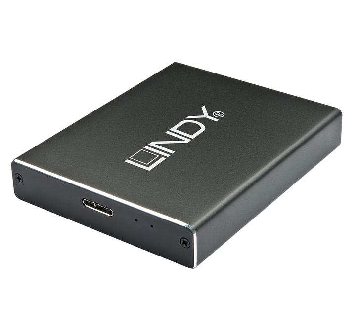USB 3.1 Type-C Dual M.2 SSD RAID Enclosure LINDY (43241)