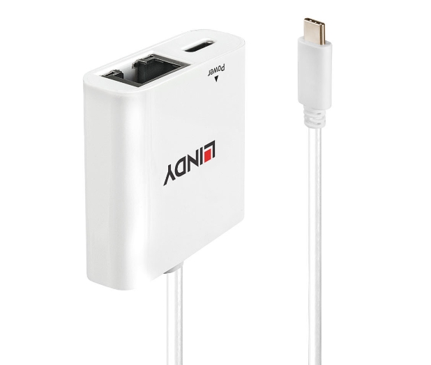 USB 3.1 Type C Gigabit Ethernet w/Power Adapter LINDY (43284)