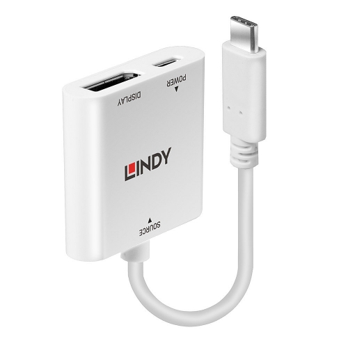Adaptador USB C > DP w/ Power Delivery LINDY (43289)
