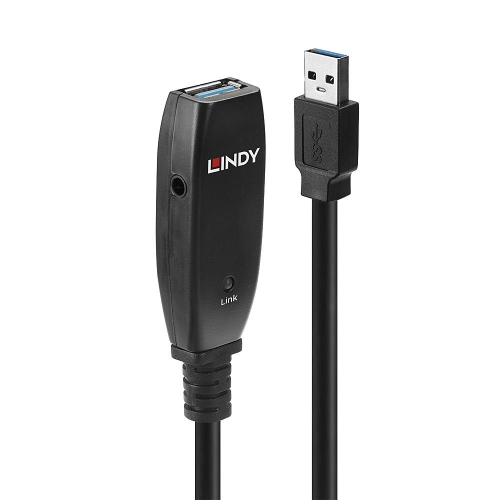 Extensão Amplificada USB3.0 Slim 15.00m LINDY (43322)