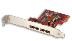 Placa Controladora PCIe (Express) SATA 3 (6Gbit/s) LINDY (51400)