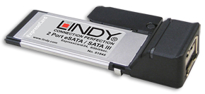 Placa ExpressCard eSATA 3 (6Gbit/s) LINDY (51545)