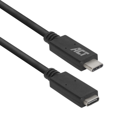 Cabo USB 3.2 Gen2 Tipo C M/F 02.0m 60W 5Gbps ACT (AC7412)