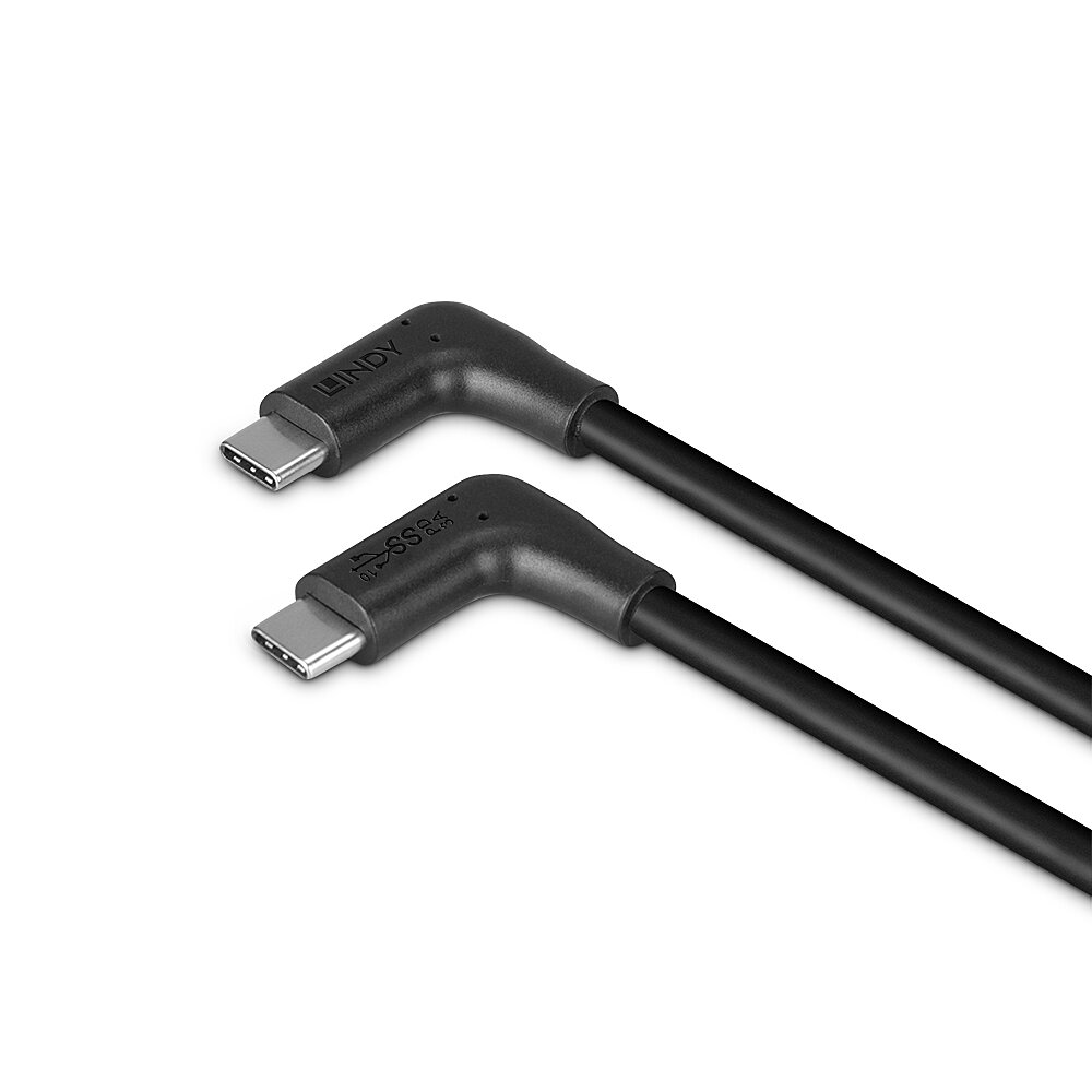 Cabo USB Tipo C 00.5m 60W 3A 10Gpps Gen2x1 LINDY (32022)