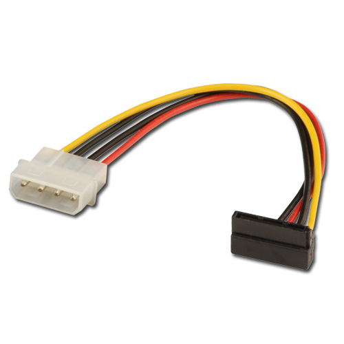 1 x SATA 90° Power Adapter Cable, 0.15m LINDY (33615)