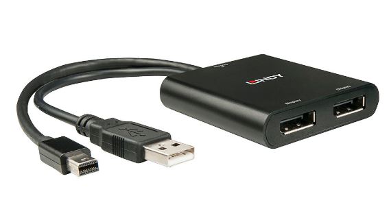MST Hub MiniDP>DisplayPort 1.2 2ports LINDY (38426)