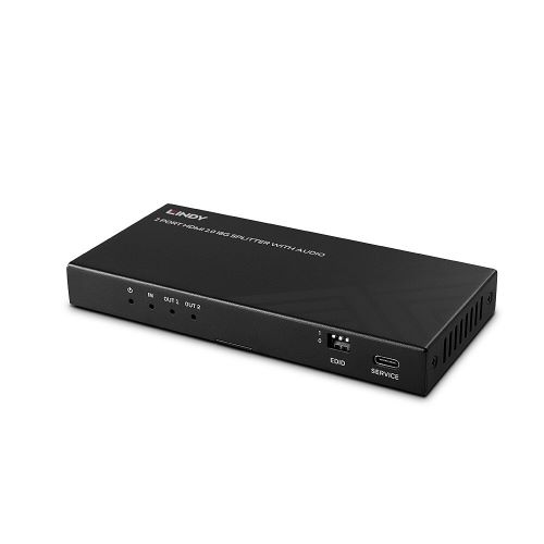 2 Port HDMI 8K60 Splitter with Audio & Downscaling LINDY (38534)