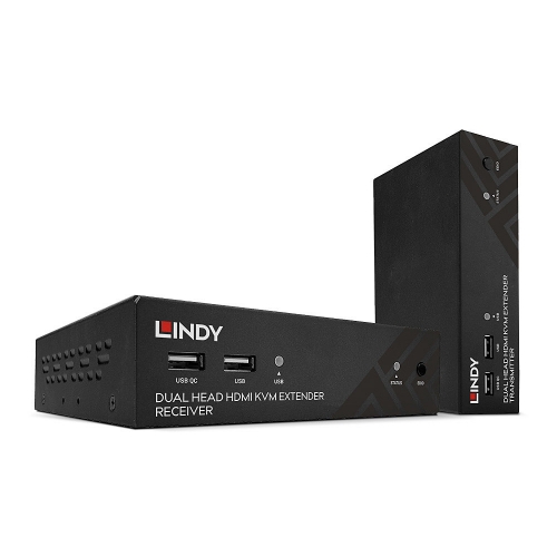 KVM Extender C6 HDBaseT 2xHDMI+USB+IR+RS-232 -100m LINDY (39374)