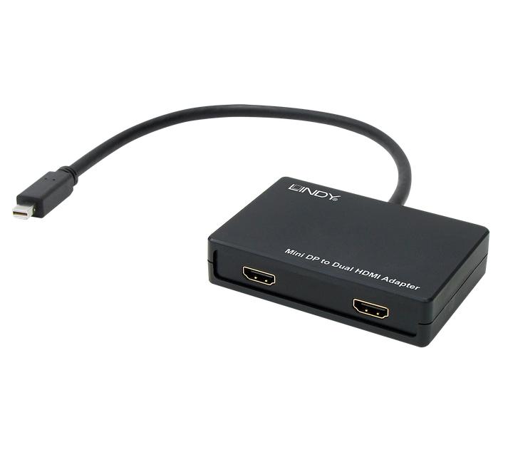 Adaptador Mini DP > 2 x HDMI Active (41732)