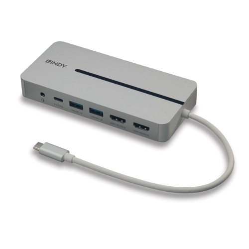 DST-Mx Duo USB-C Docking Station HDMI/RJ45/Audio/PD LINDY (43360