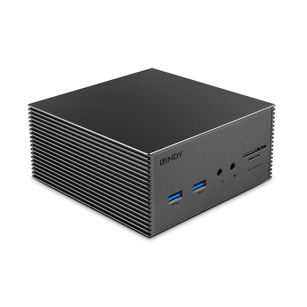 USB-C Laptop Docking Station 4K Support 100W Power LINDY (43378)