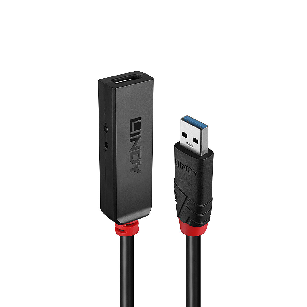 Extensão Amplificada USB3.0 M/F 03.00m SLIM LINDY (43400)