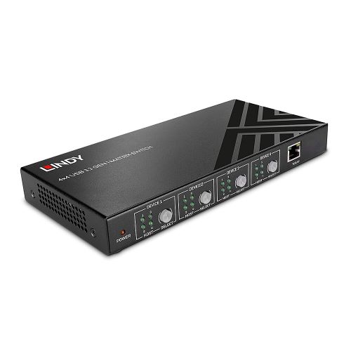 4x4 USB 3.2 Gen 1 Matrix Switch LINDY (43406)