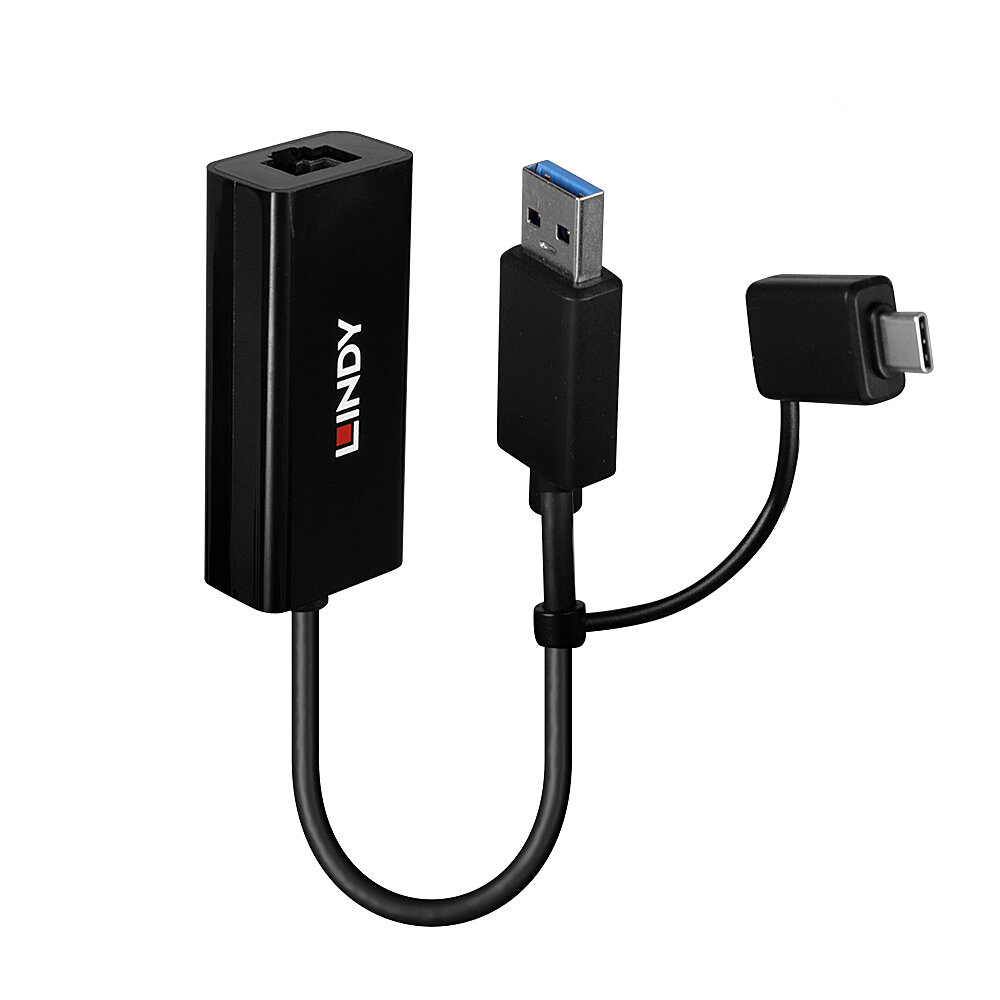 USB 3.2 Gen 1 Gigabit Ethernet Converter LINDY (43412)