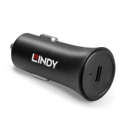 Single Port USB Type C PD Car Charger 27W LINDY (73301)