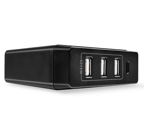 USB Smart Charger 4 ports - USB-A + USB-C LINDY (73329)