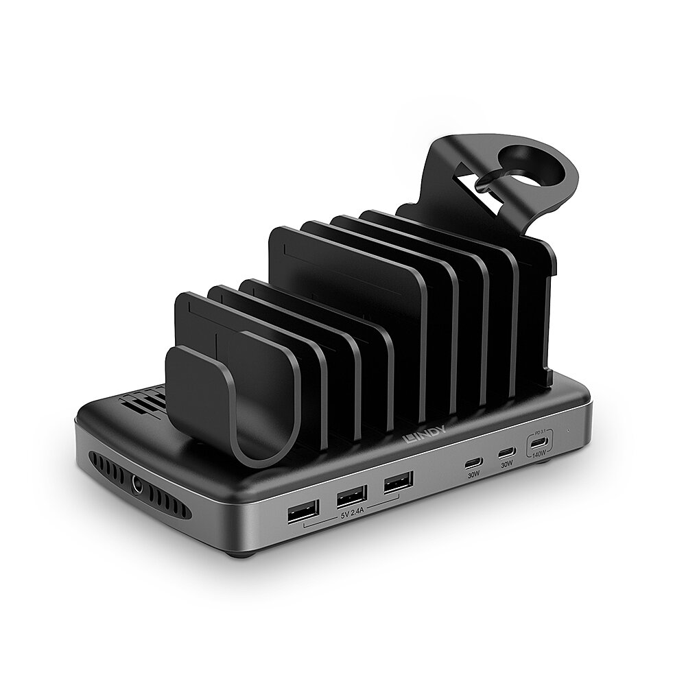 160W 6 Port USB Charging Station LINDY (73436)