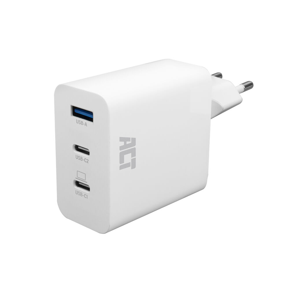 USB Charger USB-C/USB-A 65W 3-port PD PPS,QC,GF (AC2170)