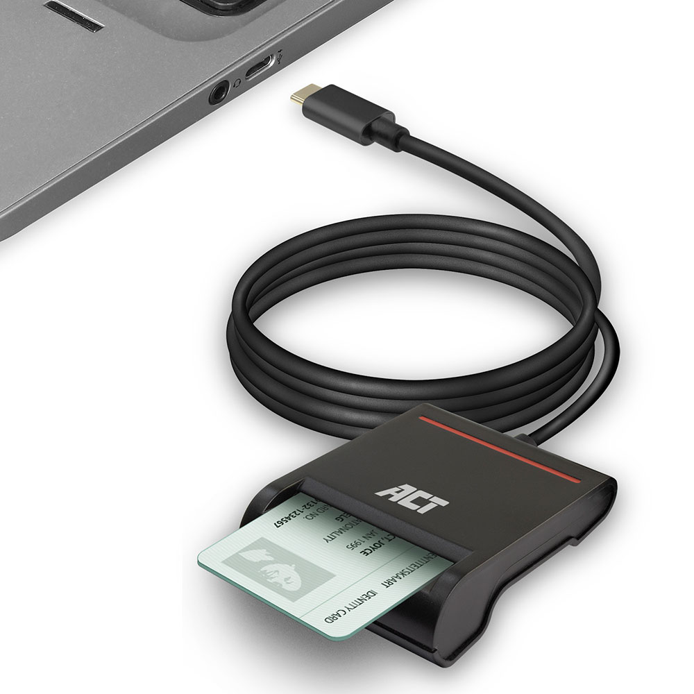 Leitor de Cartões SMARTCARD - USB-C ACT (AC6020)