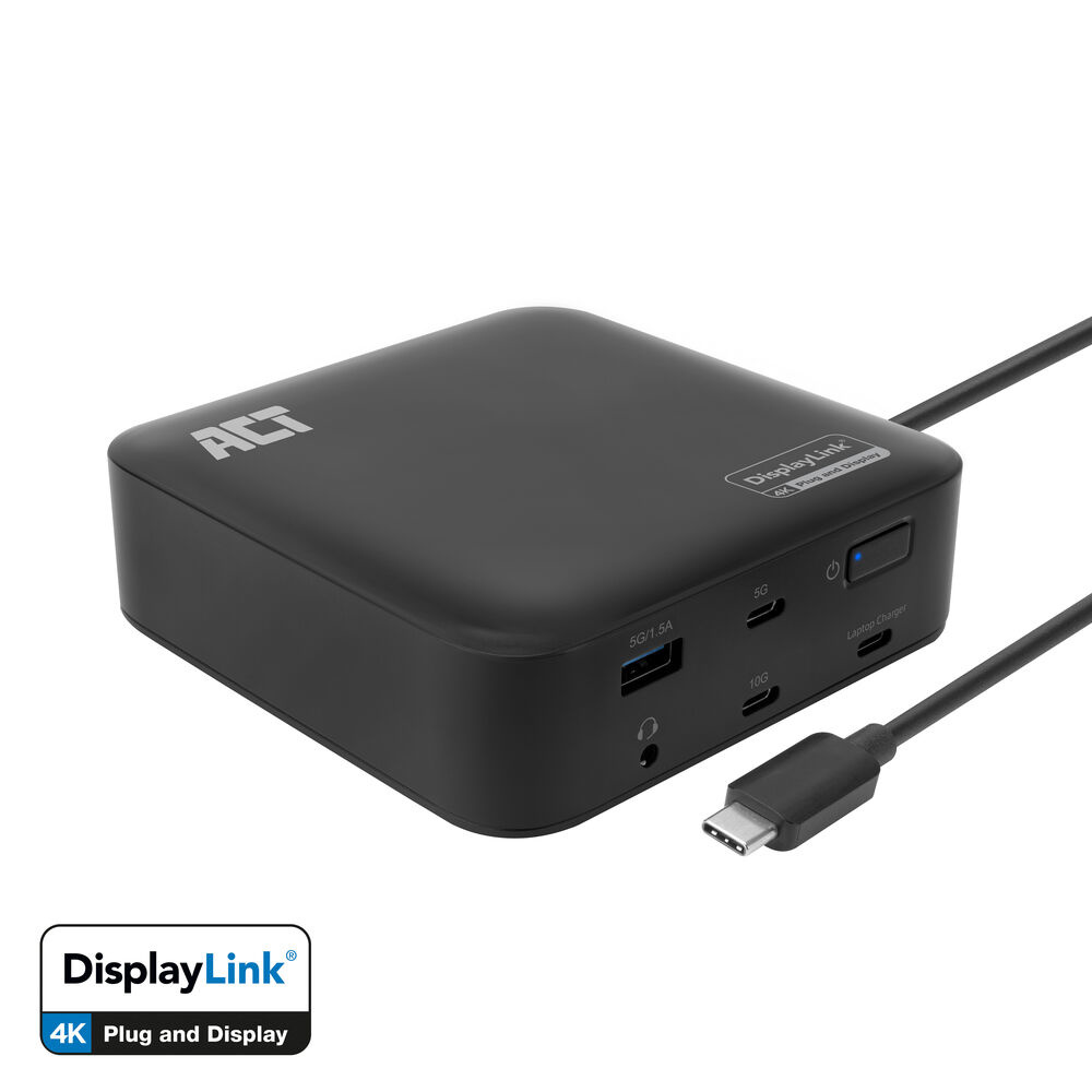 USB 3.1 Type C 4K 2xHDMI/DPDocking Station + PD (AC7150)