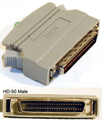 Terminador  Externo  SCSI II Activo HPDB50 M (AKT720c)