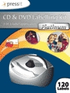 Kit Aplicador de Autocolantes em CDs/ DVDs/ CD-Cards (PLLK01002)
